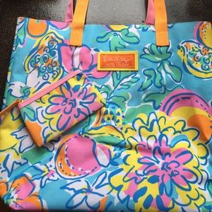 Lilly Pulitzer for Estēe Lauder shoulder bag