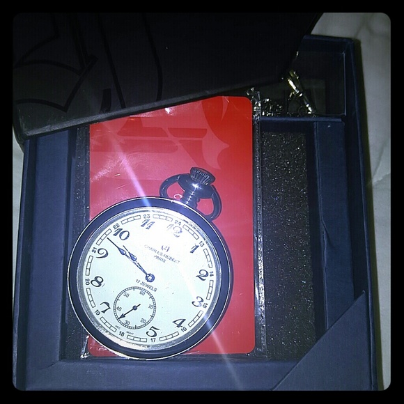Charles Hubert silver pocket watch FLASH SALE