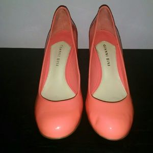 Gianni bini peach colored heals