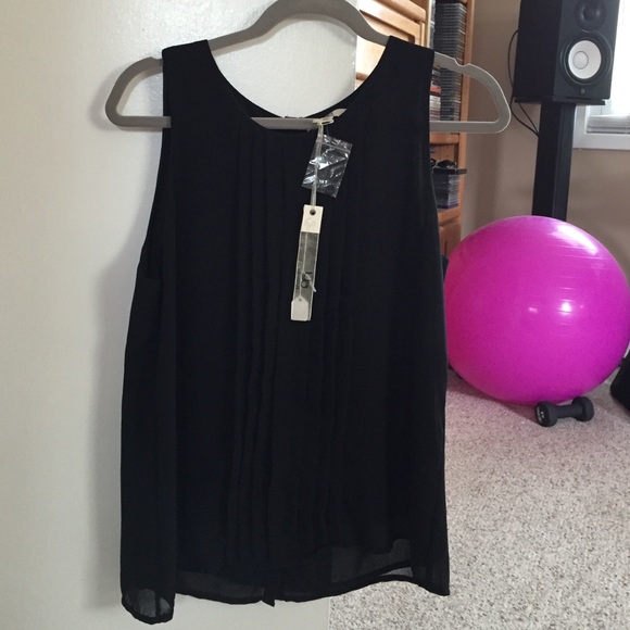 Black Tank Blouse