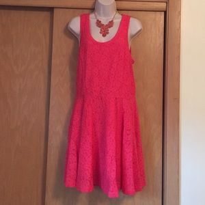 Express sleeveless  peach dress