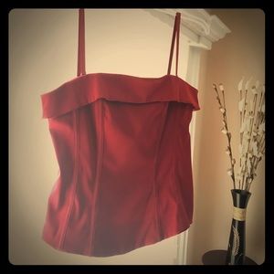 📢CLOSET CLEARANCE🎁🛍 H&M Dark red Bustier Top