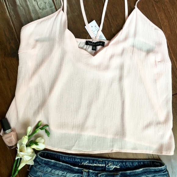 Kendall & Kylie Tops - SOLD KENDALL & KYLIE Spaghetti Strap Crop Tank