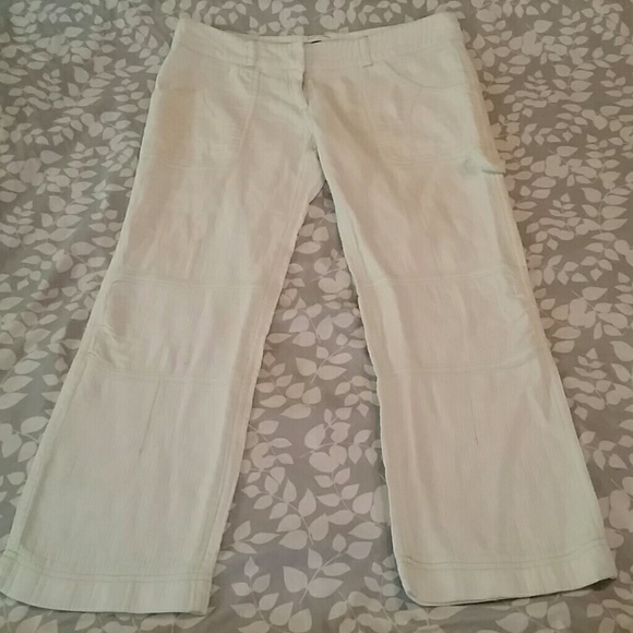 BUFFALO white with lime green stitch 3/4 ribbed - Picture 2 of 4
