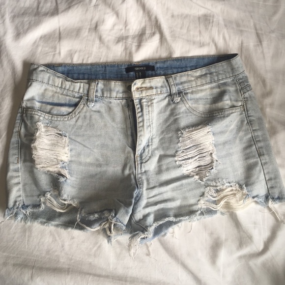 High Waisted Jean Shorts