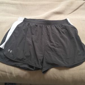 Gray under armor women's shorts