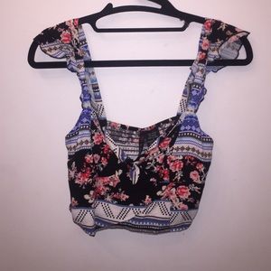 Tropical crop top