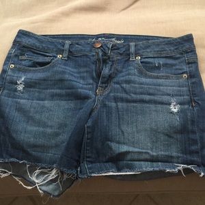 American Eagle stretch jean shorts