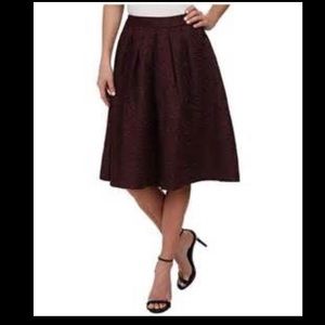 NWT Nordstrom ASTR med wine midi skirt