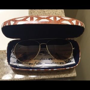 Stella & Dot Aviator Style Sunglasses