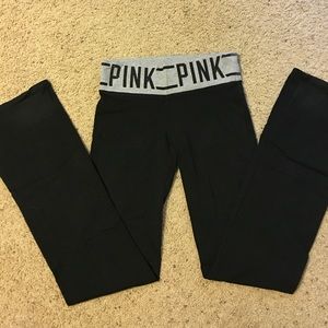 Victoria secret pink yogas, flare, like new