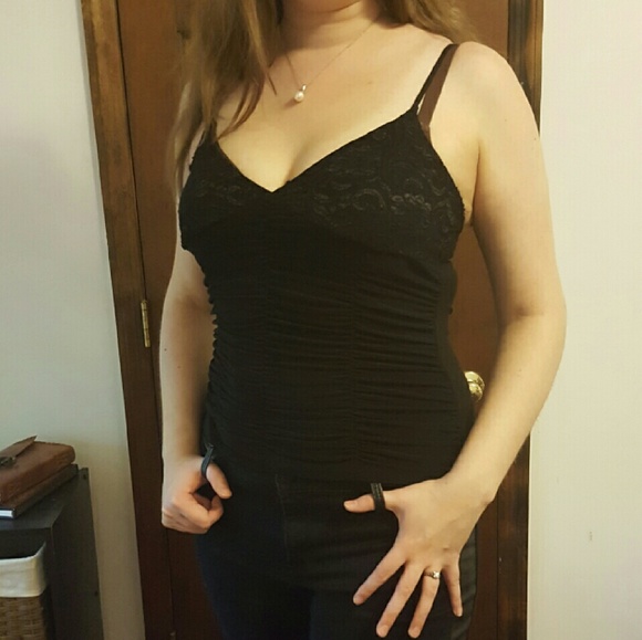 Funkadelic Ribbed Black Top - Picture 2 of 5