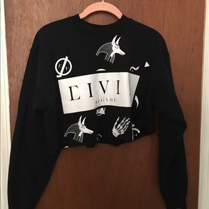 Civil cropped sweatshirt