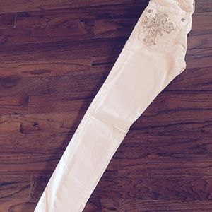 Miss Me Skinny jeans in light pastel pink 🛍