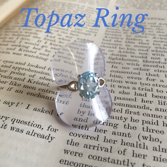 Topaz Heart Ring