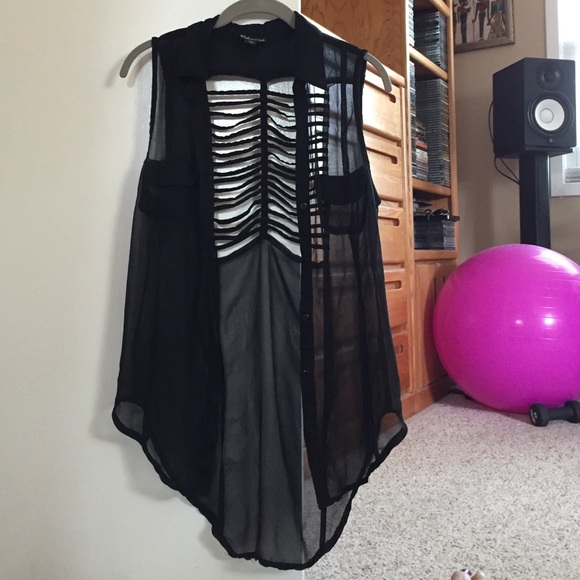Sheer blouse