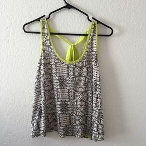 Open Back tribal tank