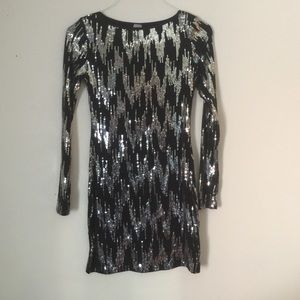 Sparkly, glam dress!