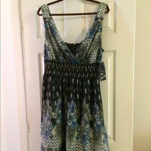 Dress, multicolor, Sz 2X