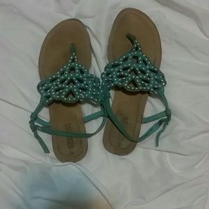 Kenneth Cole Turquoise Sandals