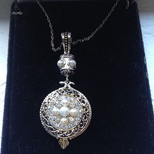 Sterling Silver Statement Necklace