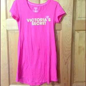 PINK night dress, PINK black jacket, Nike shorts