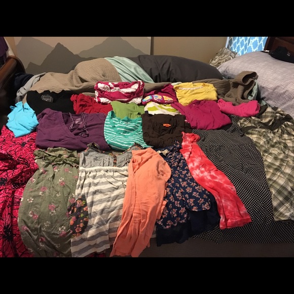 Huge lot of women's L clothing!