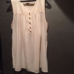 Flowly cream tank top