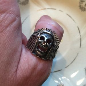 Vintage skull ring ❤️