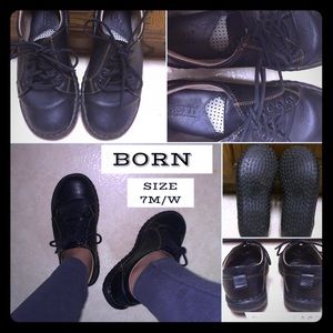 BORN COMFORT BLACK SHOES SIZE 7