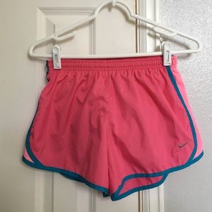 pink nike shorts