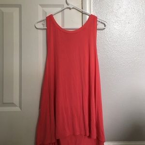pink American eagle flowy dress