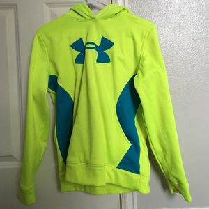 neon under armor jacket