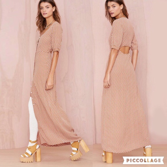 Sale!!🎊🎊 Rose Quartz Color Floral Shirt Dress - Picture 3 of 5