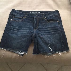 American Eagle dark Jean shorts