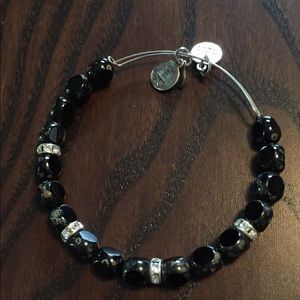 Black Beaded Rhinestone Alex and Ani