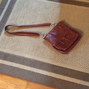 Leather crossbody convertible by The Sak