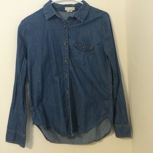 💫Denim Button-Up✨
