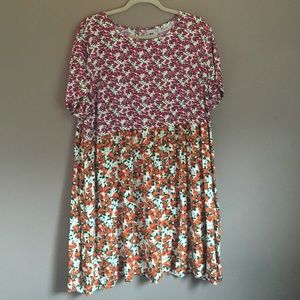 Asos curve floral dress.