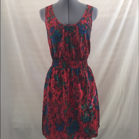Cute red and blue sundress by Chelsea & Violet