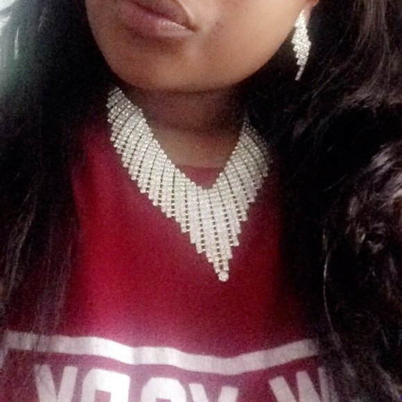 4 pc prom jewelry set - Picture 3 of 4