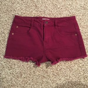 Forever21 High Waisted Maroun Shorts