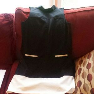 🎉WEEKEND SALE🎉Black and White sleeveless dress