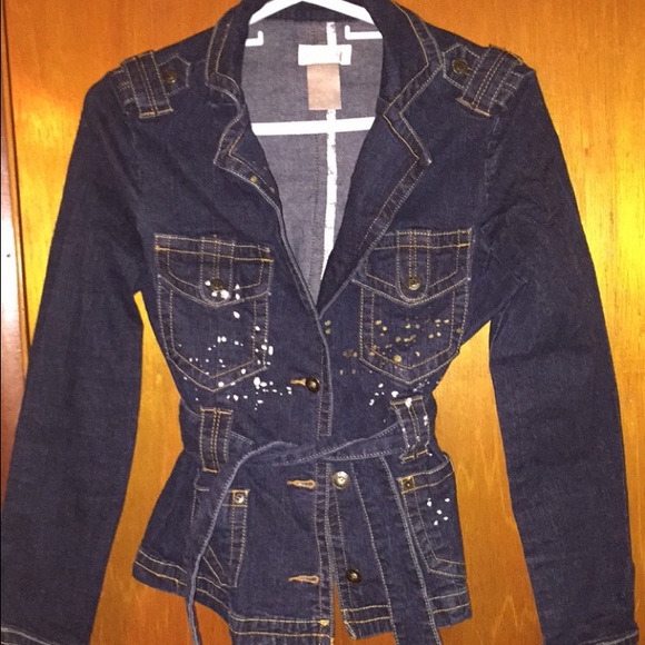 Baby phat jean jacket, small medium