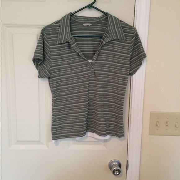 Olive green top