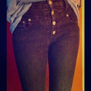 Black High Waisted Skinny Jeans