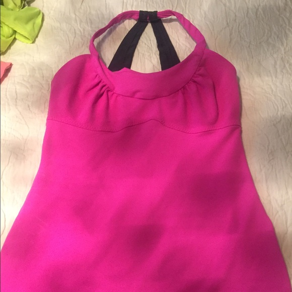 Pink athletic tank