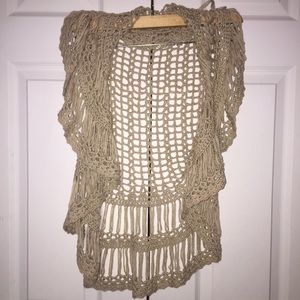Boutique crochet vest