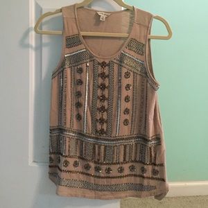 Lucky brand beaded tank