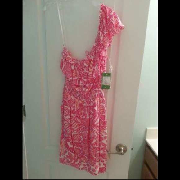 Lilly Pulitzer Jessy one shoulder dress